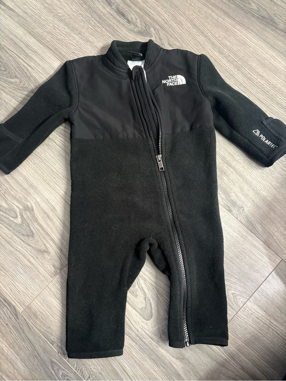 The North Face Black Kids Fleece One-Piece Coverall